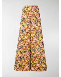 Marni Jeans stampa ellebore - Giallo