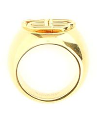 Balenciaga - Ring With Bb Logo - Lyst