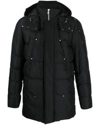 Mens Clothing Coats Parka coats Save 7% Moose Knuckles Cotton Zip-up Hooded Parka Coat in Black for Men 