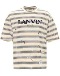 Lanvin T-shirt a righe - Multicolore