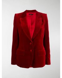 Tom Ford Velvet Blazer - Red