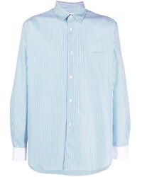 Herren Bekleidung Hemden Freizeithemden und Hemden Comme des Garçons Bedrucktes Hemd aus Baumwolle in Blau für Herren 
