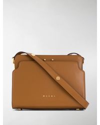 Marni Borsa a spalla Trunk Reverse - Marrone