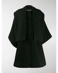 See By Chloé Tweed Cape Coat - Green