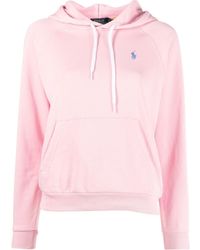 ralph lauren pink hoodie womens