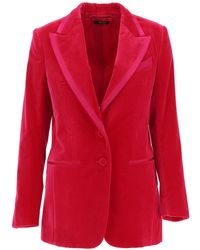 Tom Ford Cotton Velvet Jacket - Pink