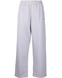 Balenciaga Wide-leg jogging Trousers - Grey