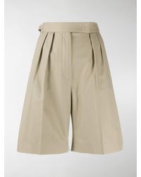 Max Mara High-waisted Shorts - Natural