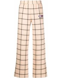 Rassvet (PACCBET) Logo-embroidered Check Trousers - Natural