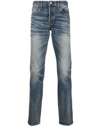 Tom Ford - Light-wash Slim-cut Jeans - Lyst