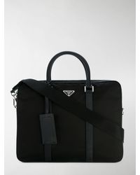 Prada Classic Laptop Bag - Black