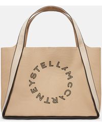 Stella McCartney - Logo Bananatex® Canvas Tote Bag - Lyst