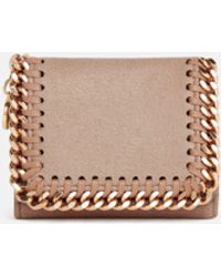 Stella McCartney - Falabella Tri-Fold Wallet, One Size - Lyst