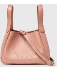 Stella McCartney - Logo Double Top Handle Crossbody Bag - Lyst