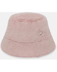 Stella McCartney - Plush Teddy Bucket Hat, , Dusty - Lyst