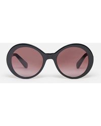 Stella McCartney - Falabella Pin Round Sunglasses, , Shiny - Lyst