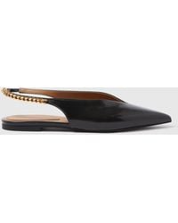 Stella McCartney - Falabella Flat Slingback Shoes - Lyst