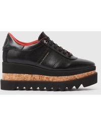 Stella McCartney - Sneak-Elyse Platform Lace-Up Sneakers - Lyst