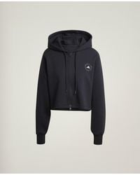 Stella McCartney - Truelife Cropped Zip Hoodie - Lyst