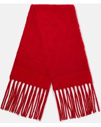 Stella McCartney Keep In Touch Scarf in Red Blue Womens Scarves and mufflers Stella McCartney Scarves and mufflers 