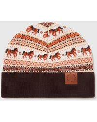 Stella McCartney - Fair Isle Wool Beanie - Lyst