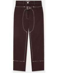 Slacks and Chinos Cargo trousers Stella McCartney Tie-dye Stretch-cotton Pants Womens Clothing Trousers 