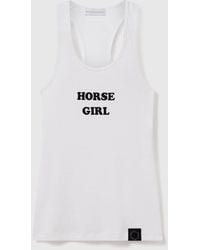 Stella McCartney - Horse Girl Cotton Tank Top - Lyst