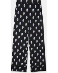 Stella McCartney - Sexy Robot Print Crepe De Chine Pyjama Trousers - Lyst