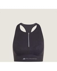 Stella McCartney - Adidas By Running Floral Lace Crop Top - Lyst
