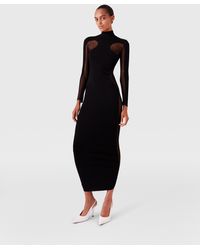 Stella McCartney - Miracle Long-sleeve Compact-knit Dress - Lyst