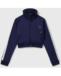 Stella McCartney - High-neck Double Stripe Jacket - Lyst