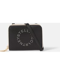 Stella McCartney - Logo Zip Strap Cardholder, One Size - Lyst