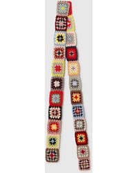 Stella McCartney - Crochet Wool Scarf - Lyst