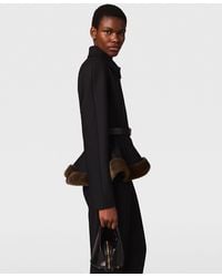 Stella McCartney - Mink-Trim Peplum Jacket - Lyst