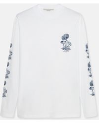 Stella McCartney - Mushroom Long-sleeve T-shirt - Lyst