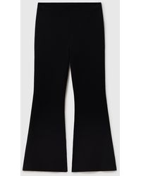 Stella McCartney - Compact Knit Flared Pants - Lyst