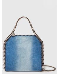 Stella McCartney - Falabella Denim Mini Tote Bag - Lyst