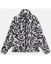 Stella McCartney - Truecasuals Leopard Print Woven Track Jacket - Lyst