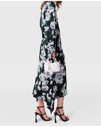 Stella McCartney - Floral Long-Sleeve Mesh Midi Dress - Lyst