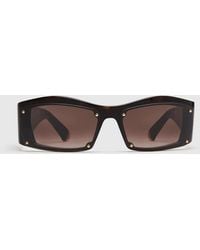 Stella McCartney - Medallion Geometric Sunglasses - Lyst
