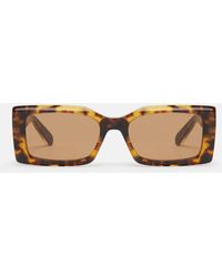 Stella McCartney - Logo-Engraved Rectangular Sunglasses, One Size - Lyst
