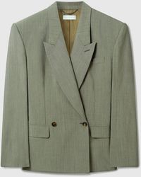 Stella McCartney - Tropical Double-Breasted Waisted Jacket - Lyst