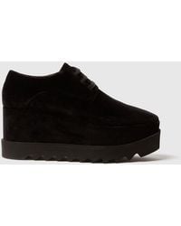 Stella McCartney - Elyse Velvet Platform Shoes - Lyst