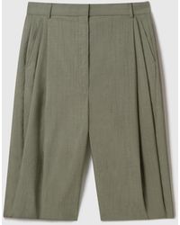 Stella McCartney - Tropical Wide-Leg Bermuda Shorts - Lyst