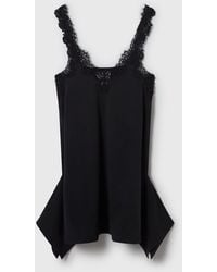 Stella McCartney - Lace Trim Jersey Dress - Lyst