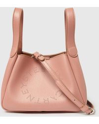 Stella McCartney - Logo Double Top Handle Crossbody Bag - Lyst
