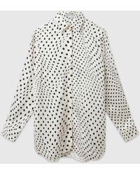 Stella McCartney - Polka Dot Viscose Shirt - Lyst