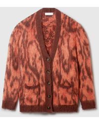Stella McCartney - Cloud Leopard V-neck Cardigan - Lyst