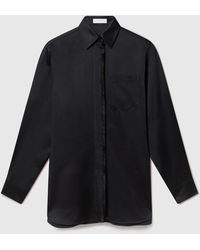 Stella McCartney - Fringed Satin Shirt - Lyst