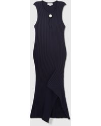 Stella McCartney - Cotton Ribbed Dress - Lyst